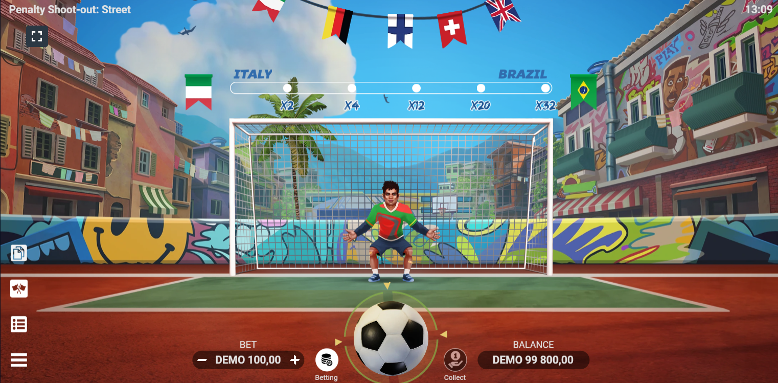 Specifics of the Penalty Shoot Out Street Demo